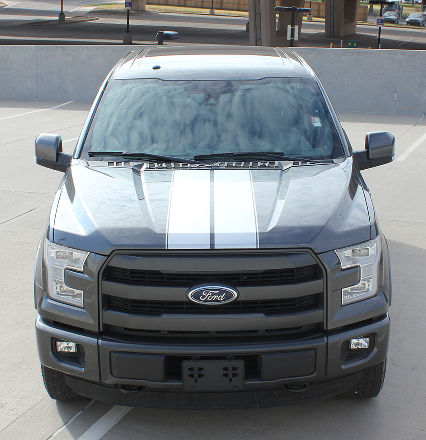 F RALLY Stripe Vinyl Decals fot 2015-2018 Ford Trucks F RALLY Stripe Vinyl Decals fot 2015-2018 Ford Trucks